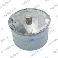 Дымоход нержавеющий заглушка с конденсатоотводом, ø 150 (AISI 430 t0,5/AISI 430 t0.5) МОНО КРРУТ