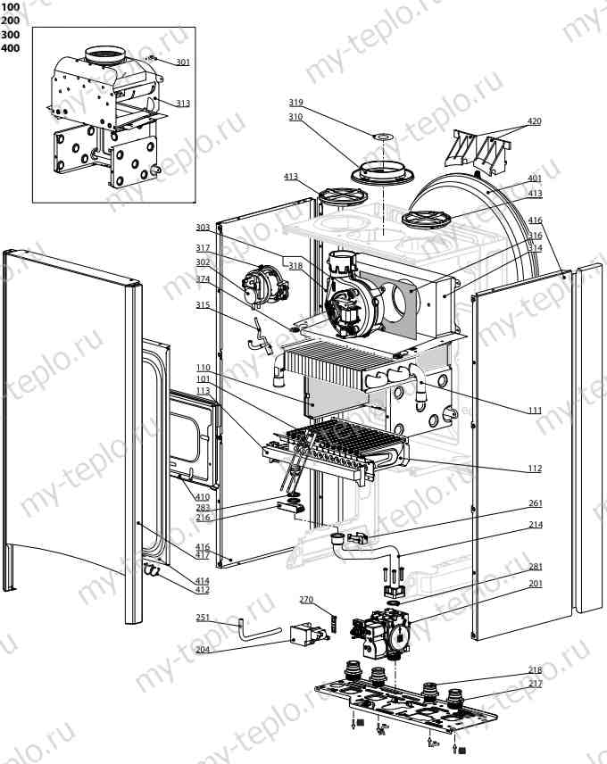 Запчасти Ariston ALTEAS X 24 CF купить в Брянске